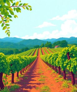 Pinot Vineyard Paint Numbers