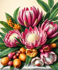 Protea Harvest Paint Numbers