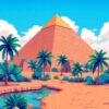 Pyramid Oasis Paint Numbers