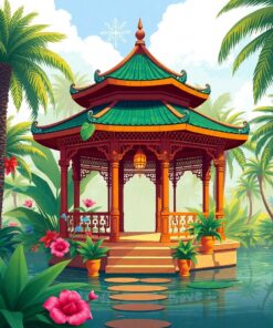 Queen Pavilion Paint Numbers