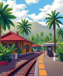 Rail Journey Paint Numbers