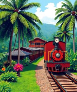 Tropical Railway Paint Numbers