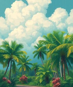 Rain Clouds Paint Numbers