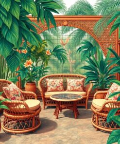 Rattan Lounge Paint Numbers