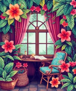 Reading Nook Paint Numbers