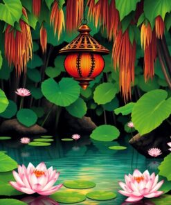 Reed Lantern Paint Numbers