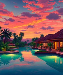 Resort Dusk Paint Numbers