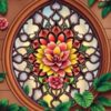 Rose Window Paint Numbers