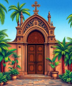 Sanctuary Door Paint Numbers