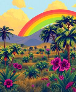 Savannah Rainbow Paint Numbers