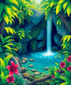 Secret Oasis Paint Numbers