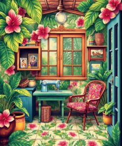 Sewing Nook Paint Numbers