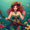 Siren Huntress Paint Numbers
