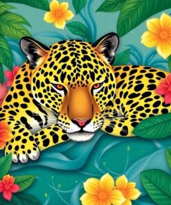 Vintage Tropical Slumber Paint By Numbers