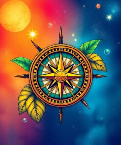 Star Compass Paint Numbers