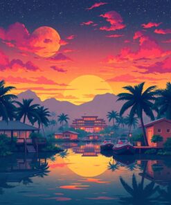 Starport Dusk Paint Numbers