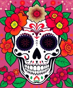 Sugar Skull Paint Numbers
