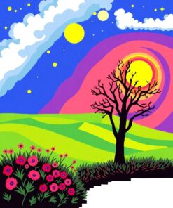 Swamp Comic Paint Numbers