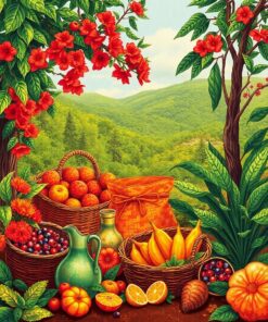 Tea Harvest Paint Numbers