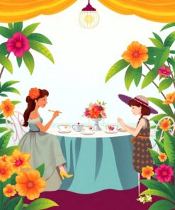 Tea Party Paint Numbers