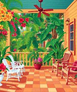 Tea Porch Paint Numbers