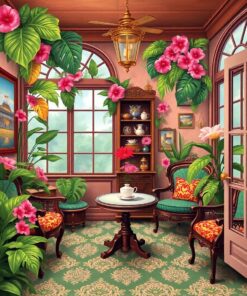 Tea Room Paint Numbers