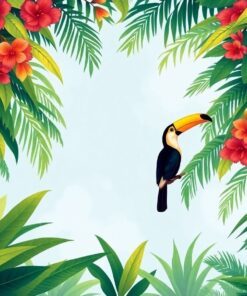 Toucan Canopy Paint Numbers