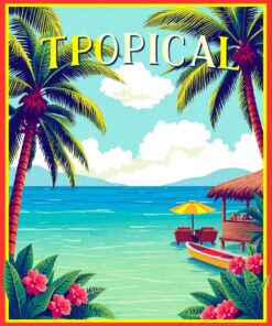 Travel Ad Paint Numbers