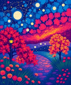 Unicorn Oasis Paint Numbers