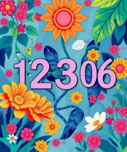 Unicorn Rain Paint Numbers