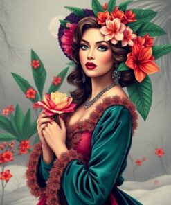 Velvet Lady Paint Numbers