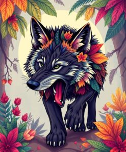 Wolf Prowl Paint Numbers