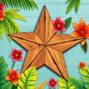 Vintage Tropical Woody Star Paint By Numbers
