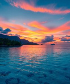 Lagoon Dusk Paint Numbers