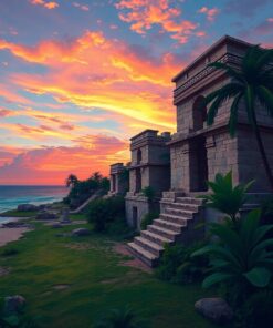 Evening Ruins Paint Numbers