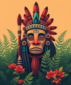 Among Ferns Paint Numbers