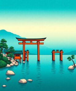 Shrine Waters Paint Numbers