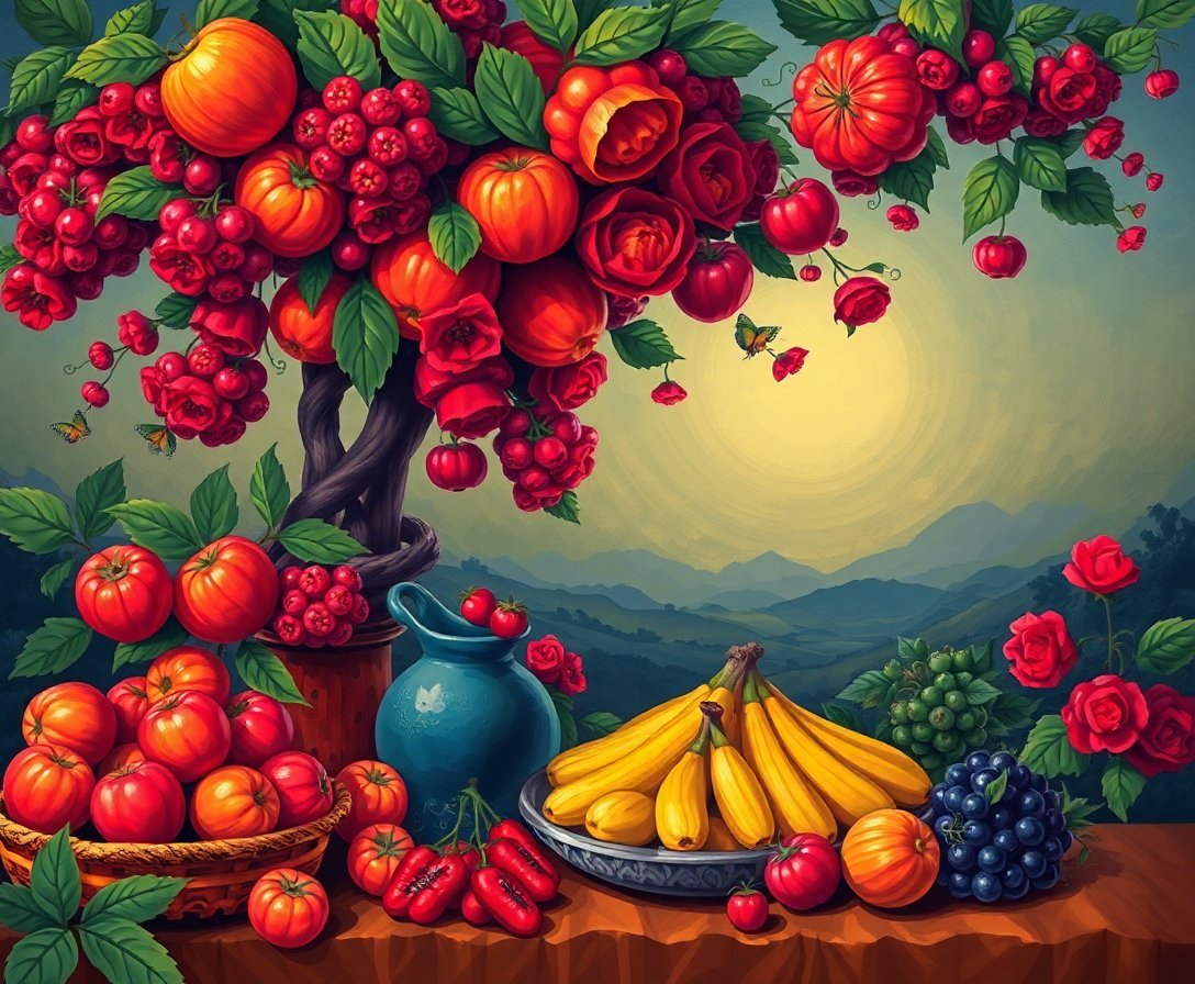 vintage-twilight-fruit-ofrenda-paint-by-numbers-kit