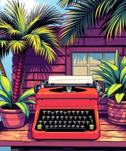 Palm Shadows Paint Numbers