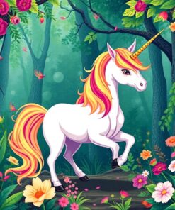 Jungle Glade Paint Numbers