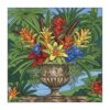 Vintage Urn Tropical Bromeliad Paint By Numbers