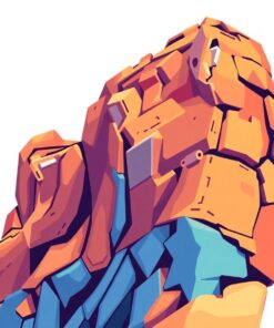 Island Map Paint Numbers