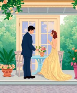 Vintage Veranda Lovers Paint By Numbers