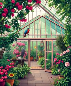 Glasshouse Roost Paint Numbers