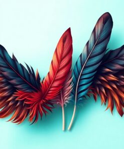 Viewfinder Feathers Paint Numbers