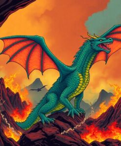 Dragon Lair Paint Numbers