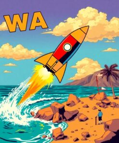 Rocket Landing Paint Numbers