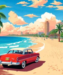 Waikiki Vinyl Paint Numbers