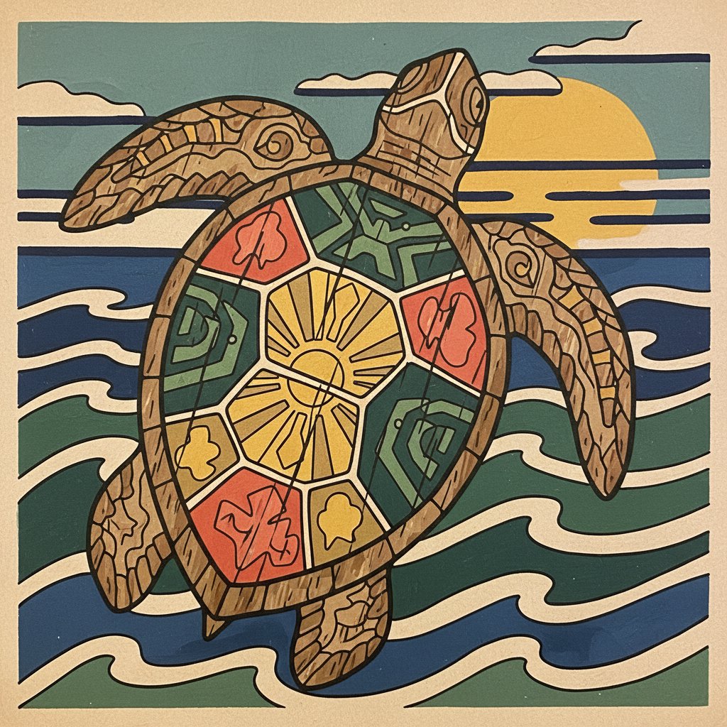 vintage-weathered-honu-carving-paint-by-numbers-kit