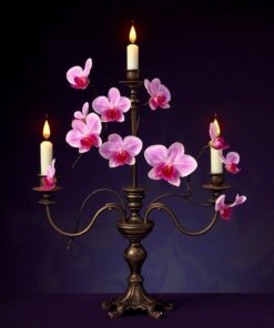 Orchid Candelabra Paint Numbers
